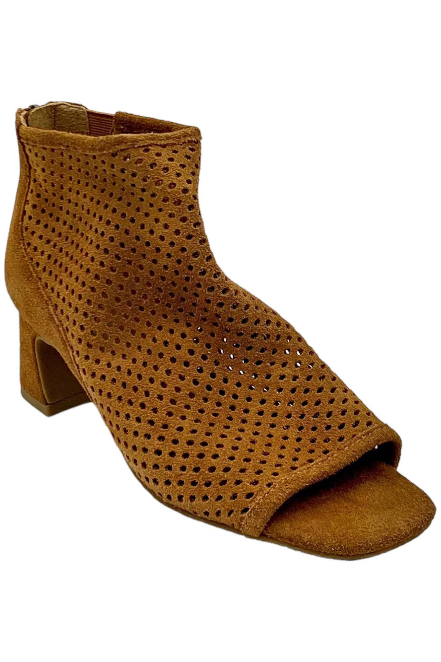 NYDJ Women's Gabbe Heel Sandals Cognac - Medium
